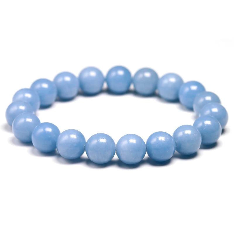 Bracelet "Pierre de Paix" en Angélite Bleue