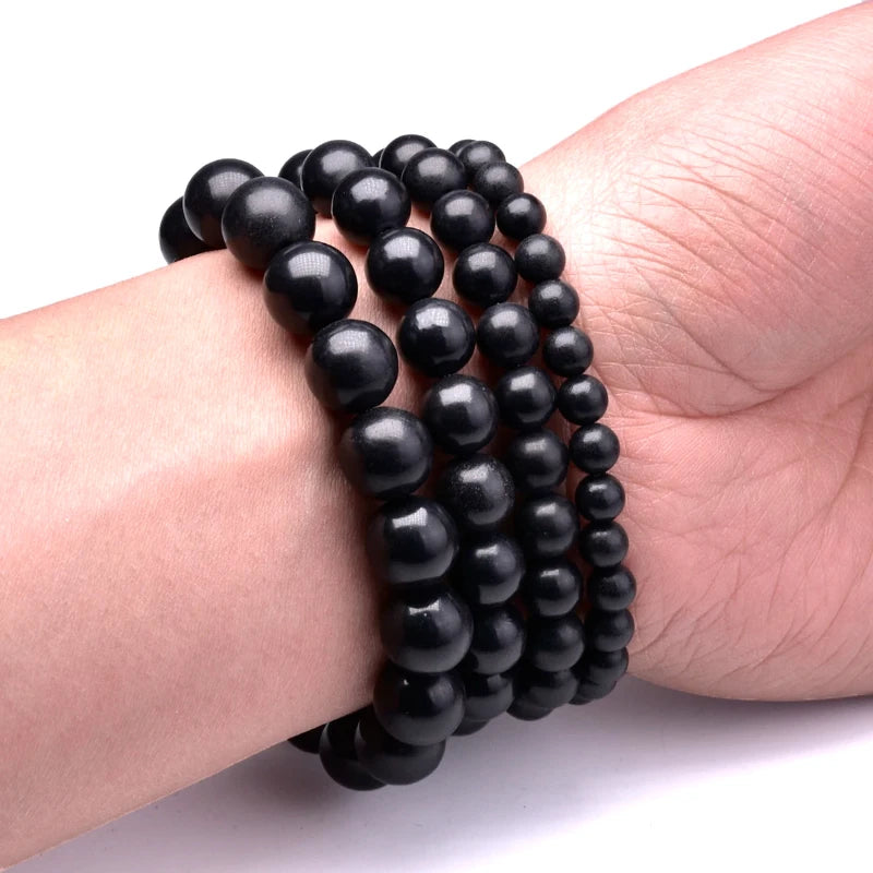 Bracelet "Pierre de Protection Ultime" en Shungite