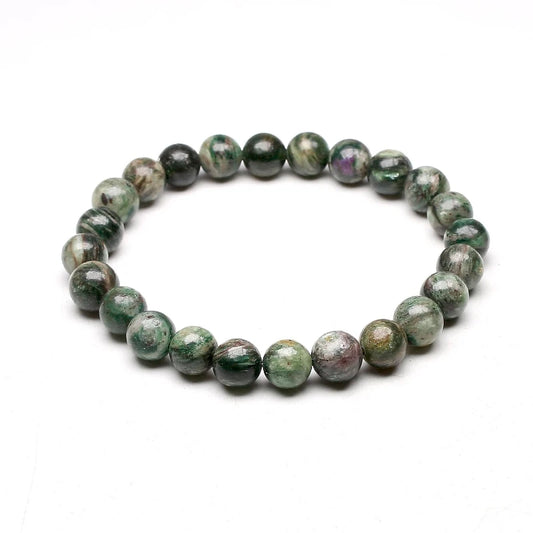 Bracelet "Pierre de Renouveau" en Fuchsite