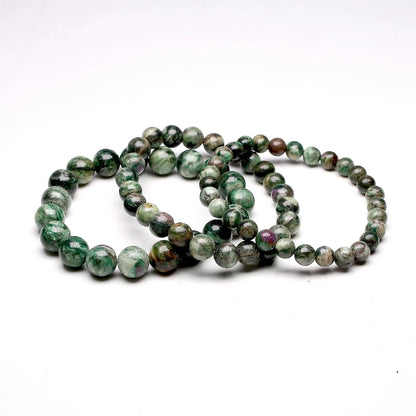 Bracelet "Pierre de Renouveau" en Fuchsite