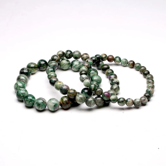 Bracelet "Pierre de Renouveau" en Fuchsite