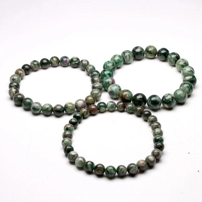Bracelet "Pierre de Renouveau" en Fuchsite