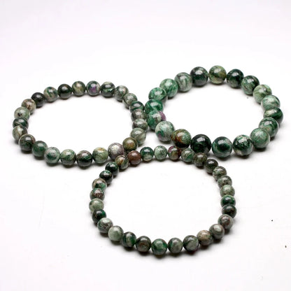 Bracelet "Pierre de Renouveau" en Fuchsite