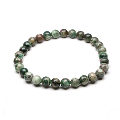 Bracelet "Pierre de Renouveau" en Fuchsite