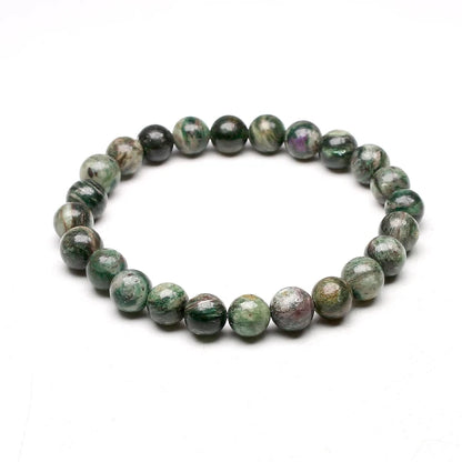 Bracelet "Pierre de Renouveau" en Fuchsite