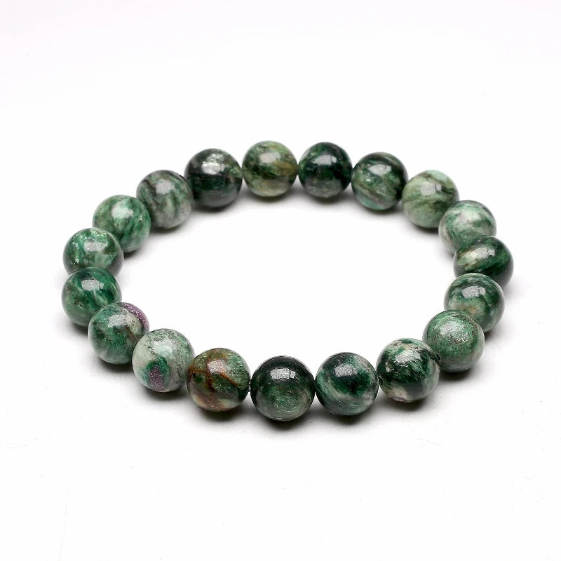 Bracelet "Pierre de Renouveau" en Fuchsite