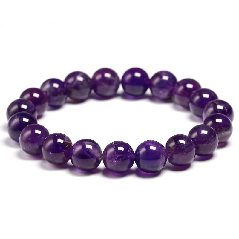 Bracelet "Pierre de Sagesse" en Améthyste Véritable Certifiée