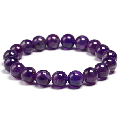Bracelet "Pierre de Sagesse" en Améthyste Véritable Certifiée