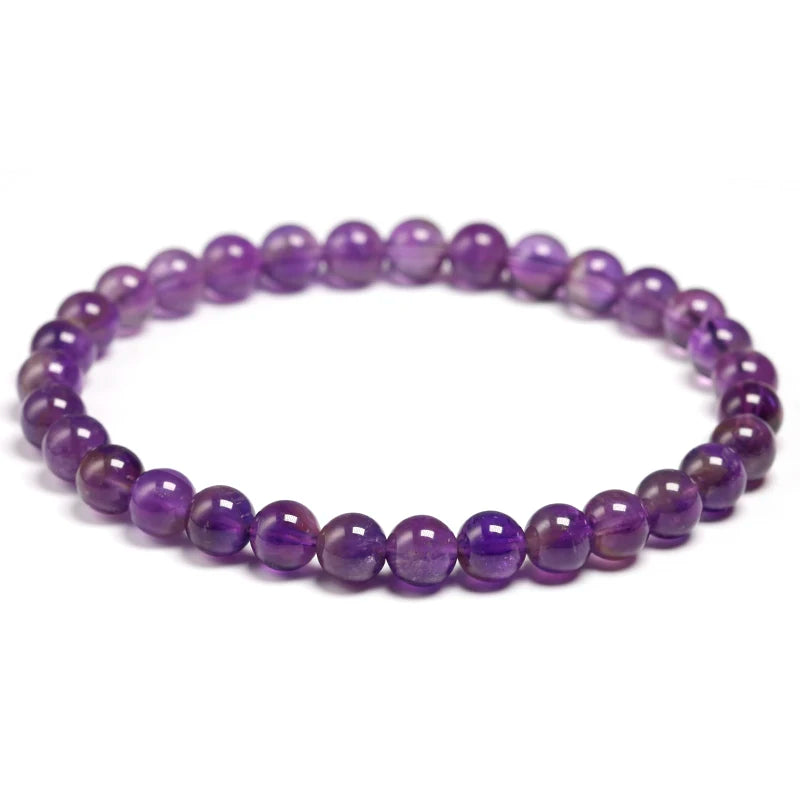 Bracelet "Pierre de Sagesse" en Améthyste Véritable Certifiée