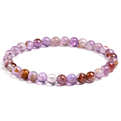 Bracelet "Pierre de Transformation" en Auralite 23 (Améthyste) Véritable Certifiée