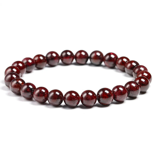 Bracelet "Pierre de Vitalité" en Grenat