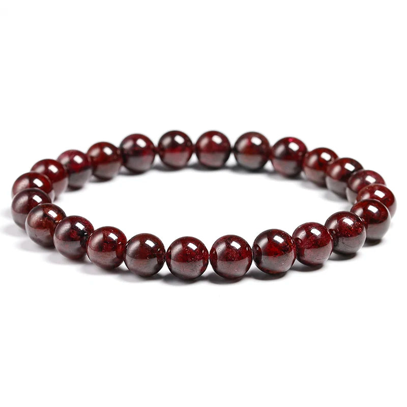 Bracelet "Pierre de Vitalité" en Grenat