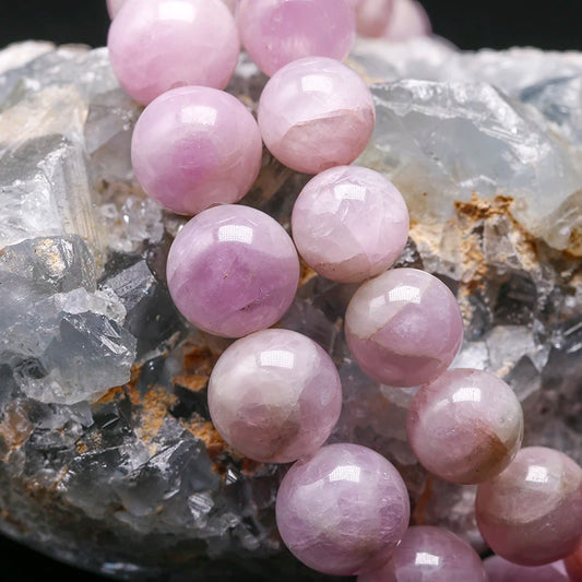 Bracelet "Pierre du Cœur" en Kunzite