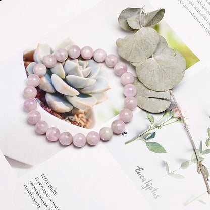 Bracelet "Pierre du Cœur" en Kunzite
