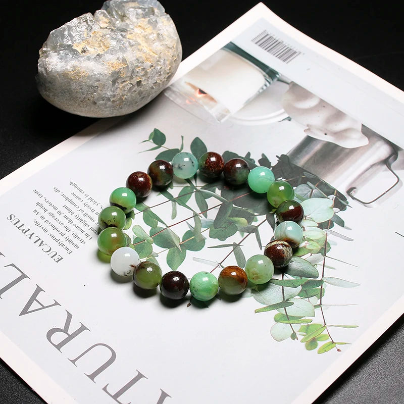 Bracelet "Pierre Sacrée" en Jade Véritable Certifié