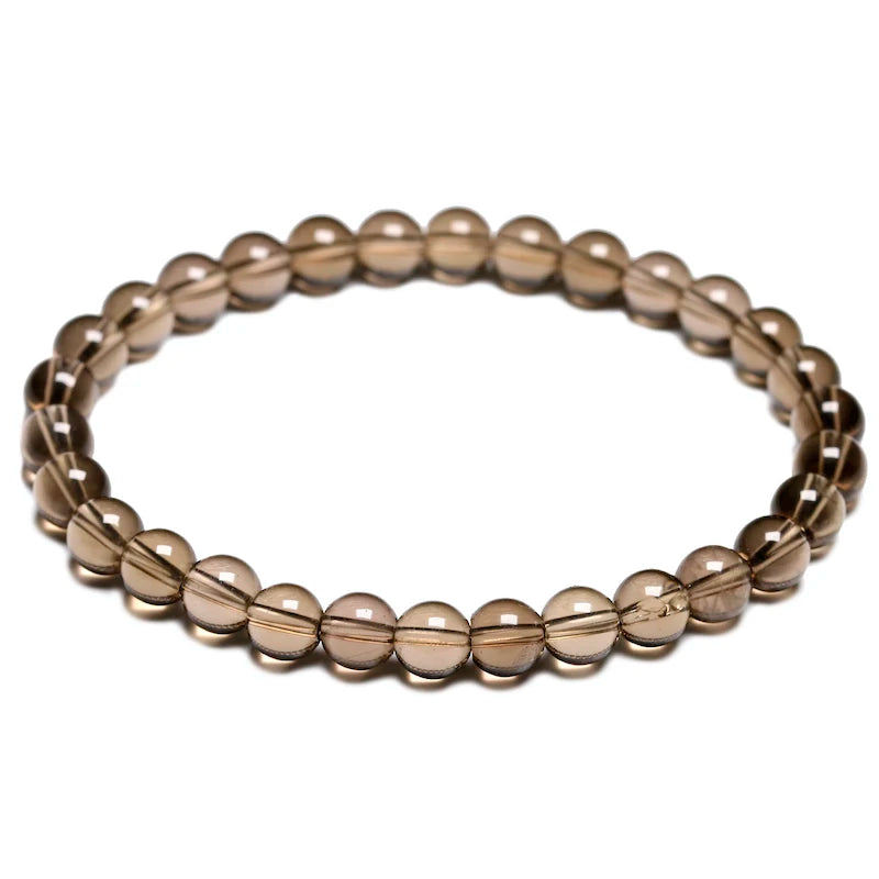 Bracelet "Renforcement Aurique" en Quartz Fumé (Cristal)