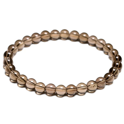 Bracelet "Renforcement Aurique" en Quartz Fumé (Cristal)